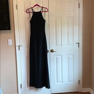 Calvin Klein black long dress
